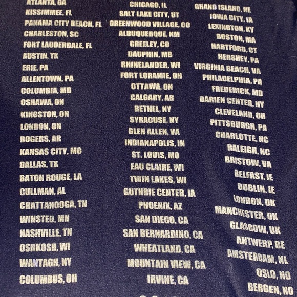 💎 Thomas Rhett Black Concert T 2016  Graphic T-Shirt Size M - Picture 6 of 8